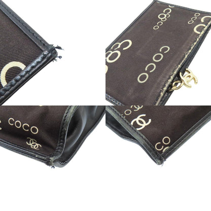 シャネル COCOプリント ゴールド金具 トートバッグ キャンバス レディース 【中古】【CHANEL】