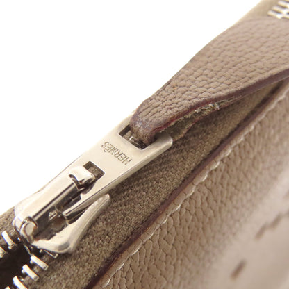 HERMES Evelyne Azap Long Etoupe Silver Hardware Long wallet (with coin pocket) Chevre Ladies [Used]