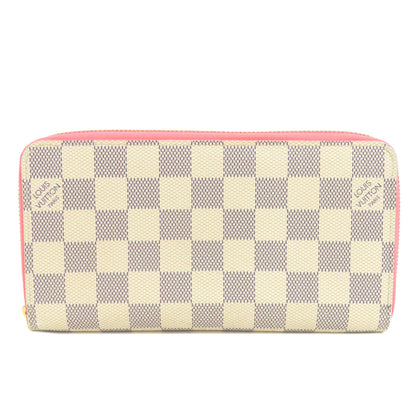 LOUIS VUITTON N60373 Zippy wallet Long wallet (with coin pocket) Damier canvas Ladies [Used]