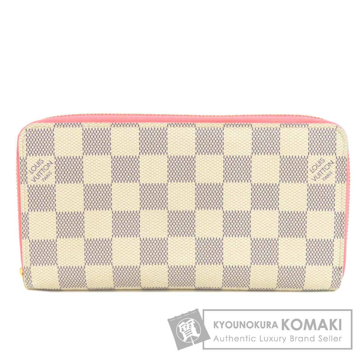 LOUIS VUITTON N60373 Zippy wallet Long wallet (with coin pocket) Damier canvas Ladies [Used]