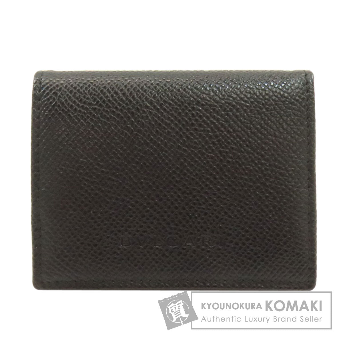 BVLGARI logo coin purse Leather Ladies [Used]