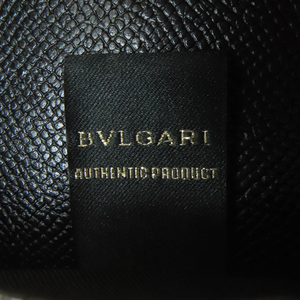 BVLGARI logo coin purse Leather Ladies [Used]
