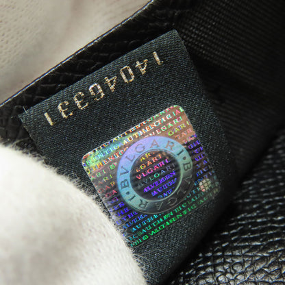 BVLGARI logo coin purse Leather Ladies [Used]