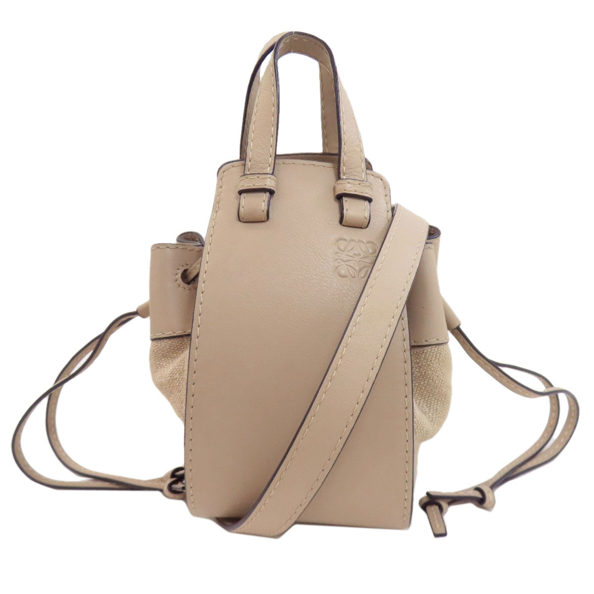 ロエベ ハンモック ミニ 2WAY ハンドバッグ キャンバス レディース 【中古】【LOEWE】