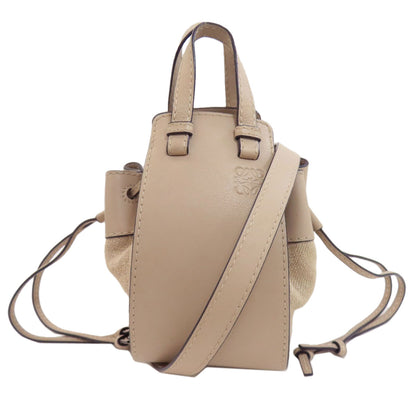 ロエベ ハンモック ミニ 2WAY ハンドバッグ キャンバス レディース 【中古】【LOEWE】