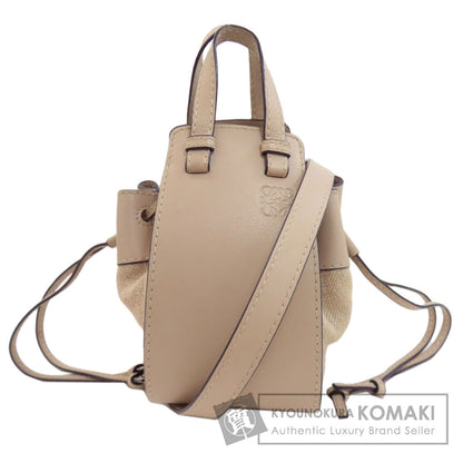 ロエベ ハンモック ミニ 2WAY ハンドバッグ キャンバス レディース 【中古】【LOEWE】