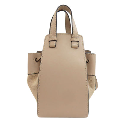 ロエベ ハンモック ミニ 2WAY ハンドバッグ キャンバス レディース 【中古】【LOEWE】