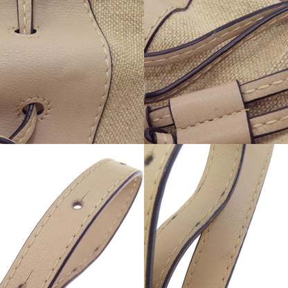 ロエベ ハンモック ミニ 2WAY ハンドバッグ キャンバス レディース 【中古】【LOEWE】