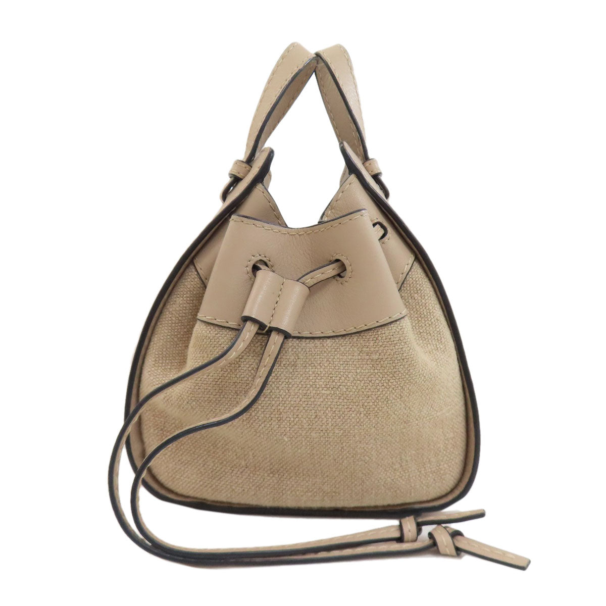 ロエベ ハンモック ミニ 2WAY ハンドバッグ キャンバス レディース 【中古】【LOEWE】