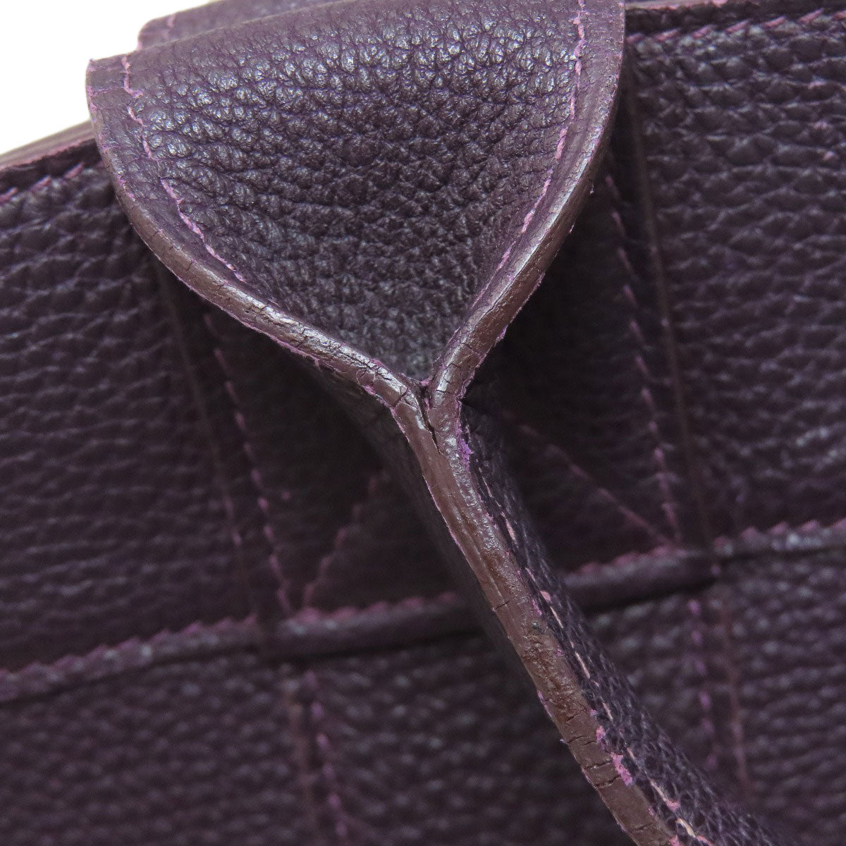 HERMES fool toePM Handbag Calf Ladies [Used]