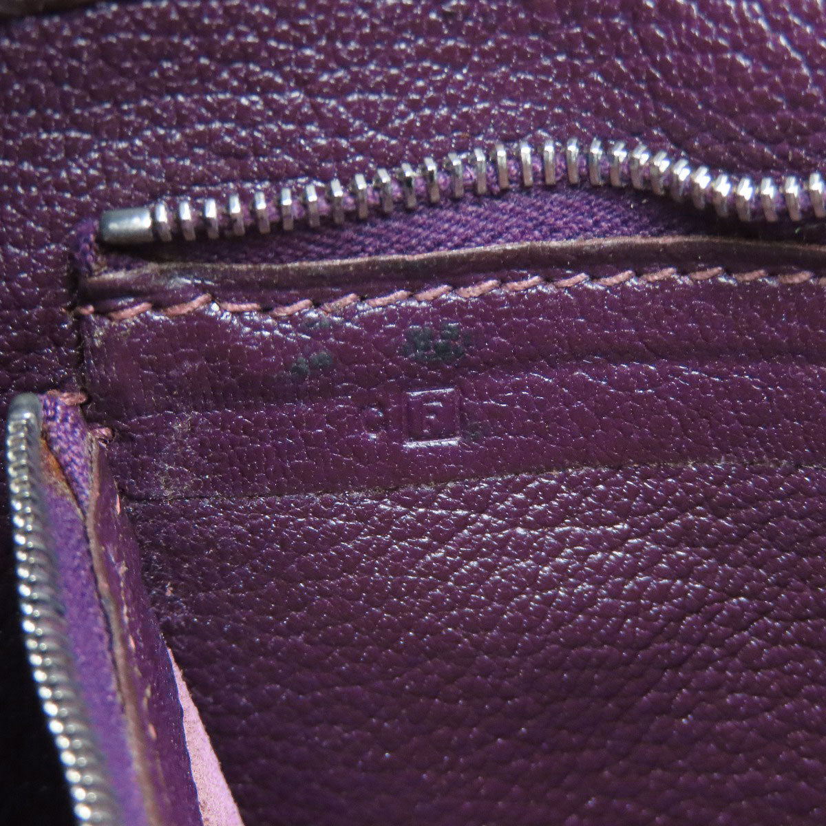 HERMES fool toePM Handbag Calf Ladies [Used]