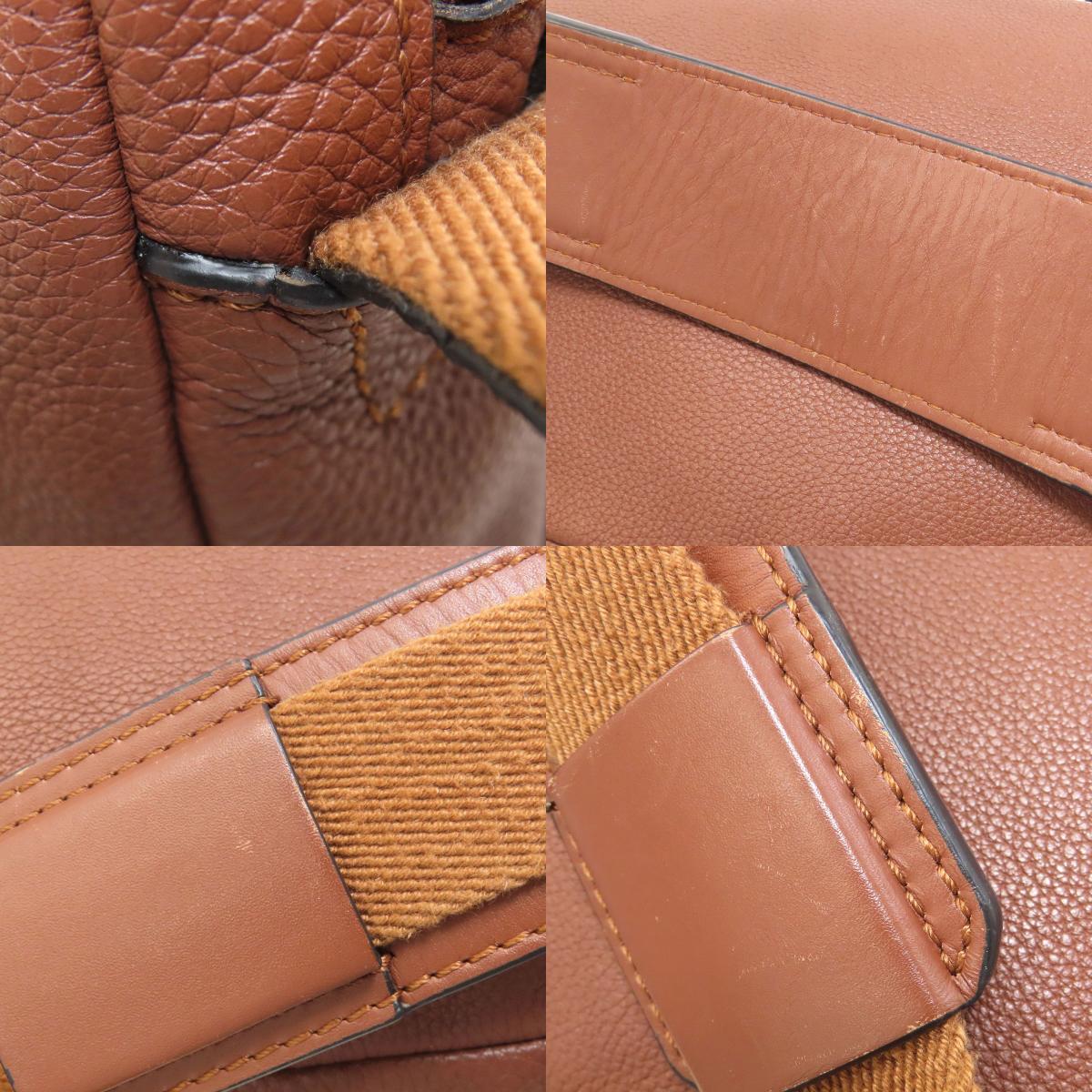 ロエベ アナグラム ショルダーバッグ レザー レディース 【中古】【LOEWE】