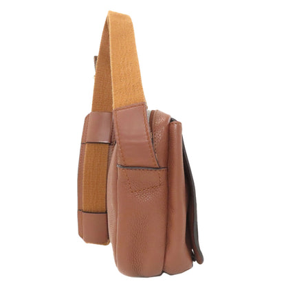 ロエベ アナグラム ショルダーバッグ レザー レディース 【中古】【LOEWE】