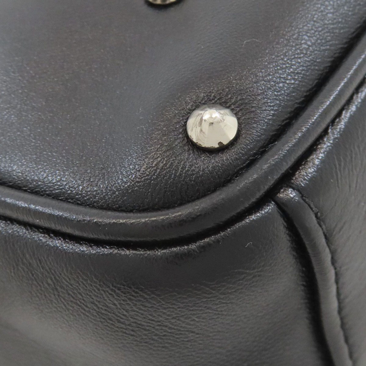ミュウミュウ スタッズ ショルダーバッグ カーフ レディース 【中古】【MIUMIU】