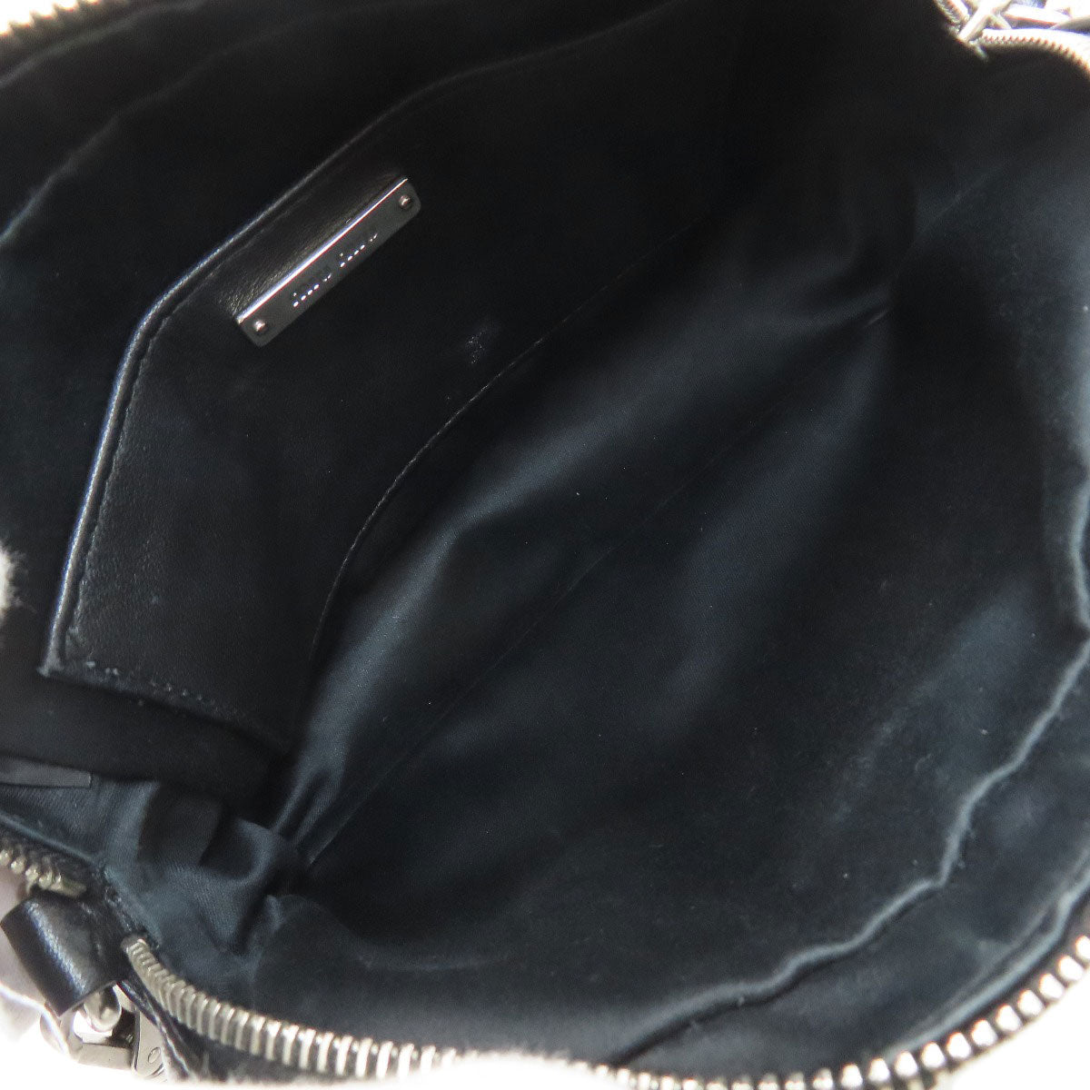 ミュウミュウ スタッズ ショルダーバッグ カーフ レディース 【中古】【MIUMIU】