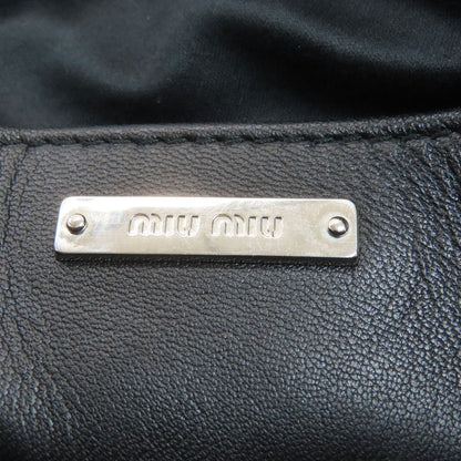ミュウミュウ スタッズ ショルダーバッグ カーフ レディース 【中古】【MIUMIU】