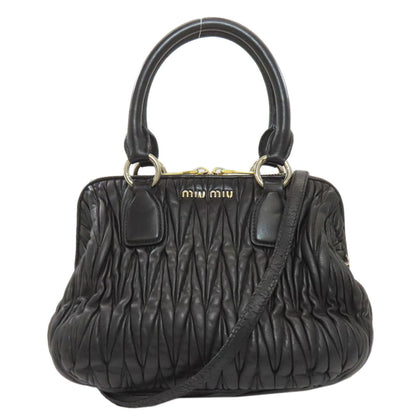 ミュウミュウ マテラッセ 2WAY ハンドバッグ レザー レディース 【中古】【MIUMIU】