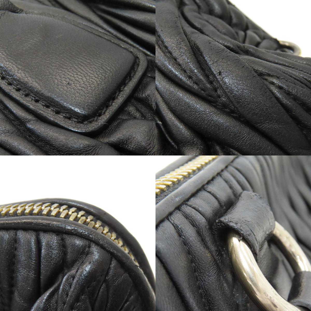 ミュウミュウ マテラッセ 2WAY ハンドバッグ レザー レディース 【中古】【MIUMIU】