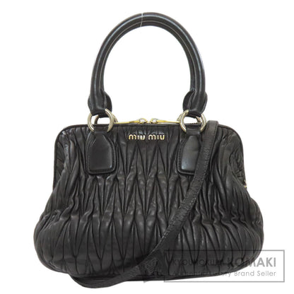 ミュウミュウ マテラッセ 2WAY ハンドバッグ レザー レディース 【中古】【MIUMIU】