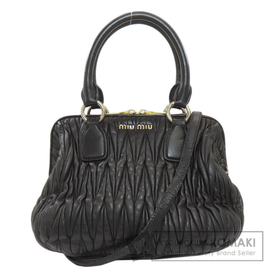 ミュウミュウ マテラッセ 2WAY ハンドバッグ レザー レディース 【中古】【MIUMIU】