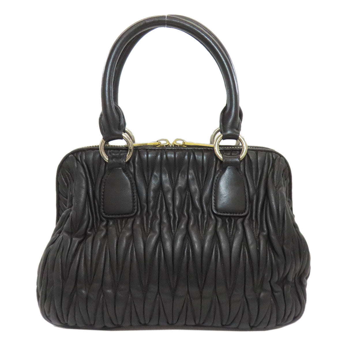 ミュウミュウ マテラッセ 2WAY ハンドバッグ レザー レディース 【中古】【MIUMIU】