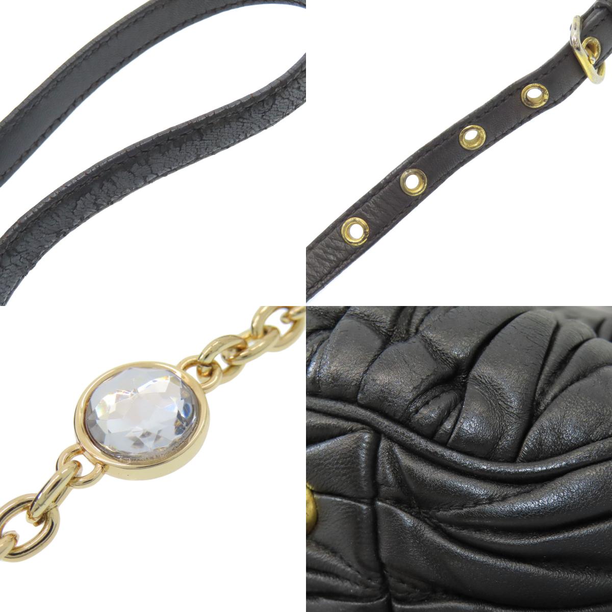 ミュウミュウ マテラッセ 2WAY ハンドバッグ レザー レディース 【中古】【MIUMIU】