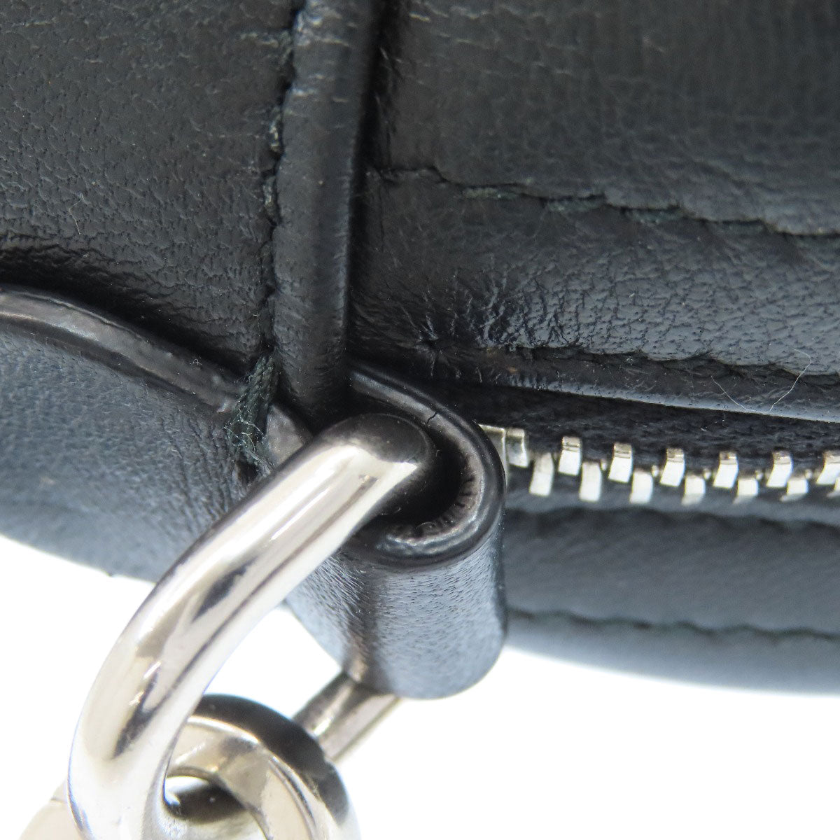 MIUMIU logo Shoulder Bag Leather FurLadies [Used]