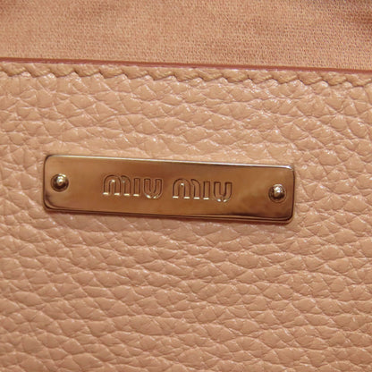 ミュウミュウ 2WAY ハンドバッグ レザー レディース 【中古】【MIUMIU】