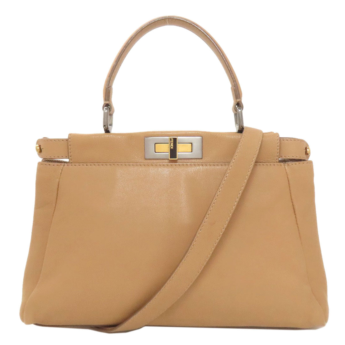 フェンディ ピーカブー 2WAY ハンドバッグ カーフ レディース 【中古】【FENDI】