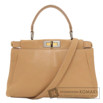 フェンディ ピーカブー 2WAY ハンドバッグ カーフ レディース 【中古】【FENDI】
