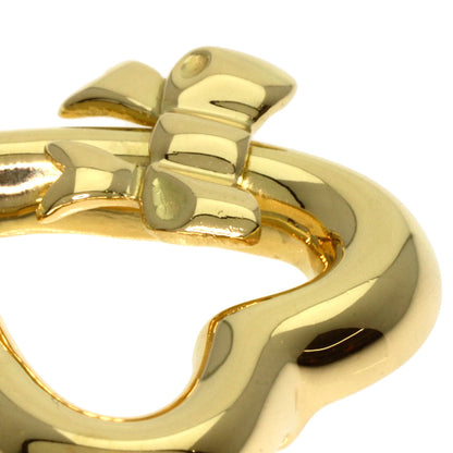 TIFFANY&Co. Heart ribbon Pendant top K18 Yellow Gold Ladies [Used]