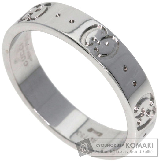 GUCCI Icon # 11 Ring K18 White Gold Ladies [Used]