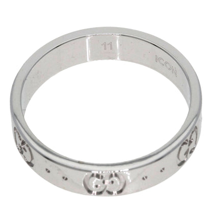 GUCCI Icon # 11 Ring K18 White Gold Ladies [Used]