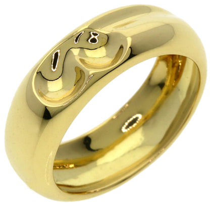 TIFFANY&Co.   Curved heart Ring  K18 Yellow Gold Ladies  [’†ŒÃ]