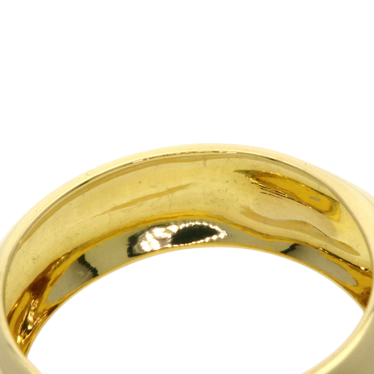 TIFFANY&Co.   Curved heart Ring  K18 Yellow Gold Ladies  [’†ŒÃ]
