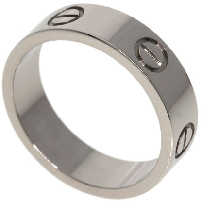 CARTIER love ring #55 Ring K18 White Gold Ladies [Used]