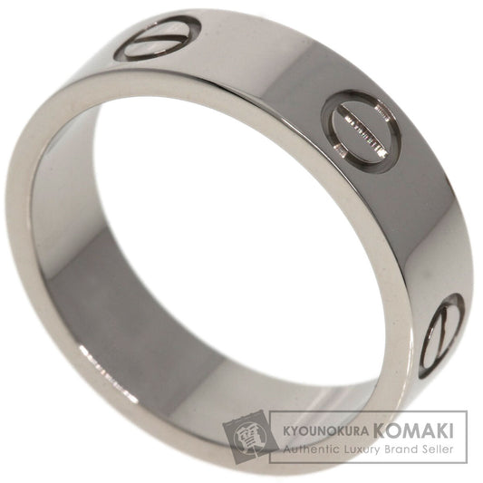 CARTIER love ring #55 Ring K18 White Gold Ladies [Used]