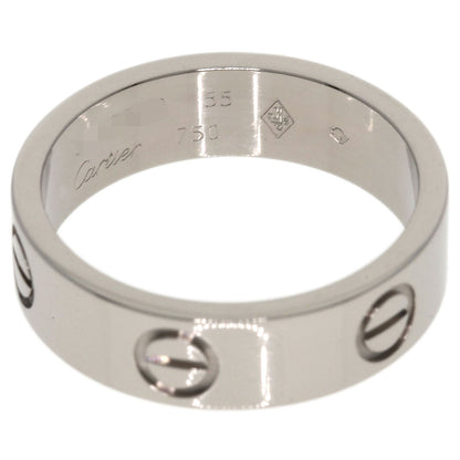 CARTIER love ring #55 Ring K18 White Gold Ladies [Used]