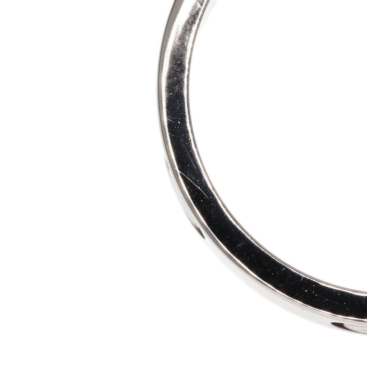 CARTIER love ring #55 Ring K18 White Gold Ladies [Used]