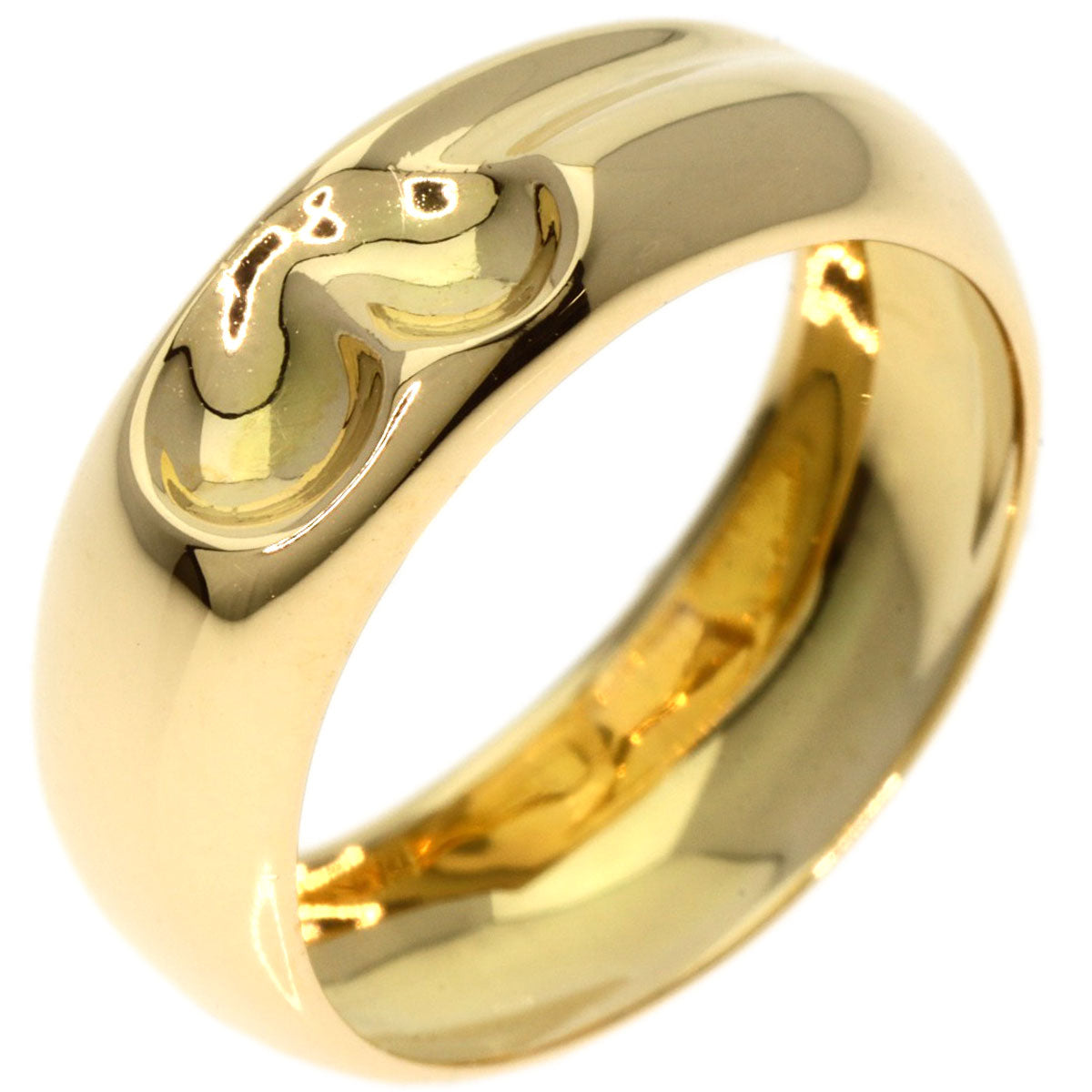 TIFFANY&Co. Full heart Ring K18 Yellow Gold Ladies [Used]