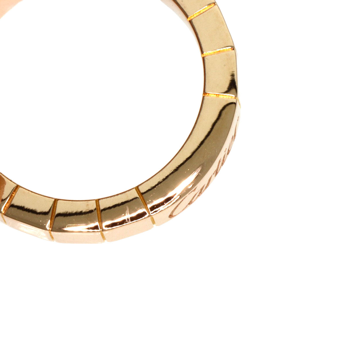 CARTIER Lanier # 47 Ring K18 Pink Gold Ladies [Used]