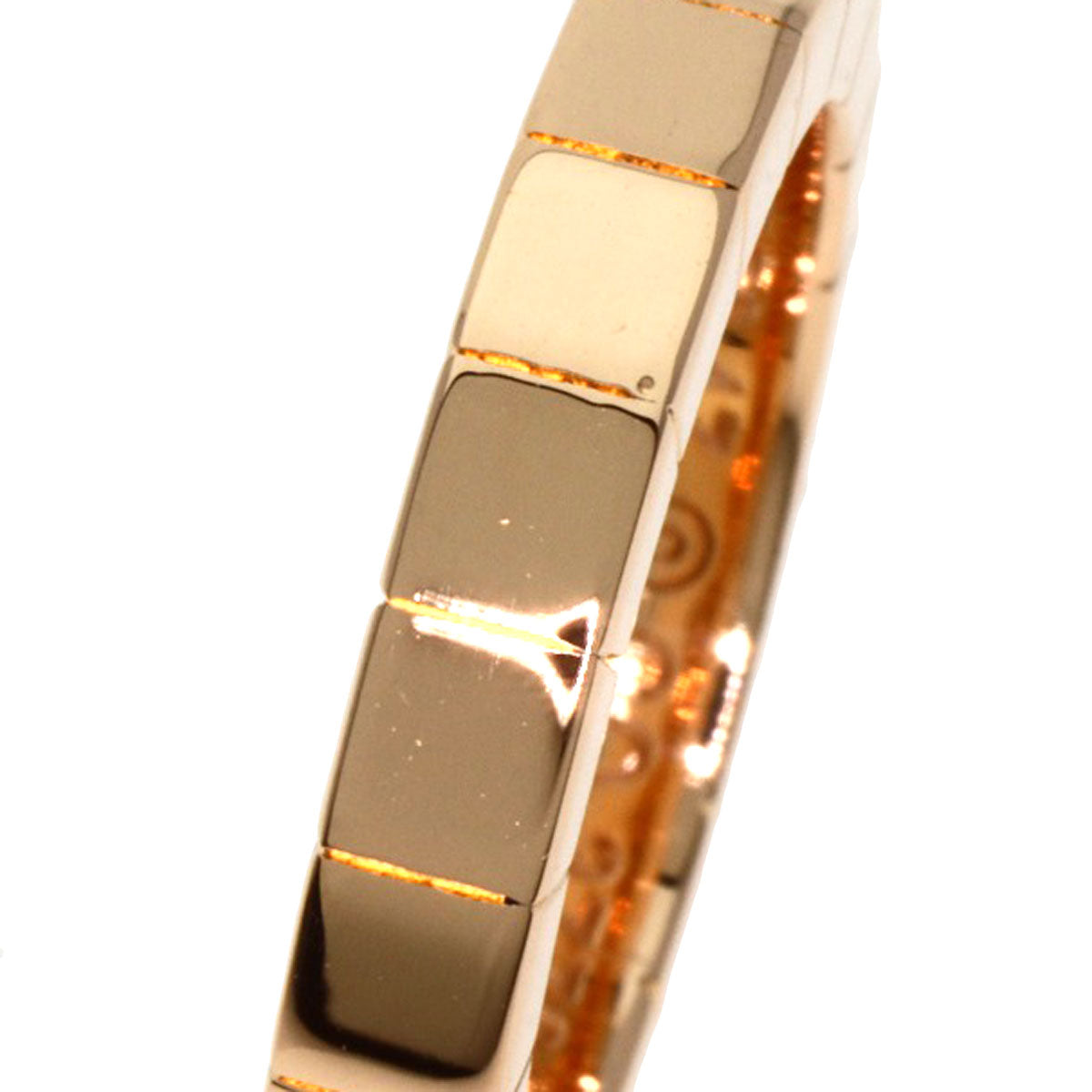 CARTIER Lanier # 47 Ring K18 Pink Gold Ladies [Used]