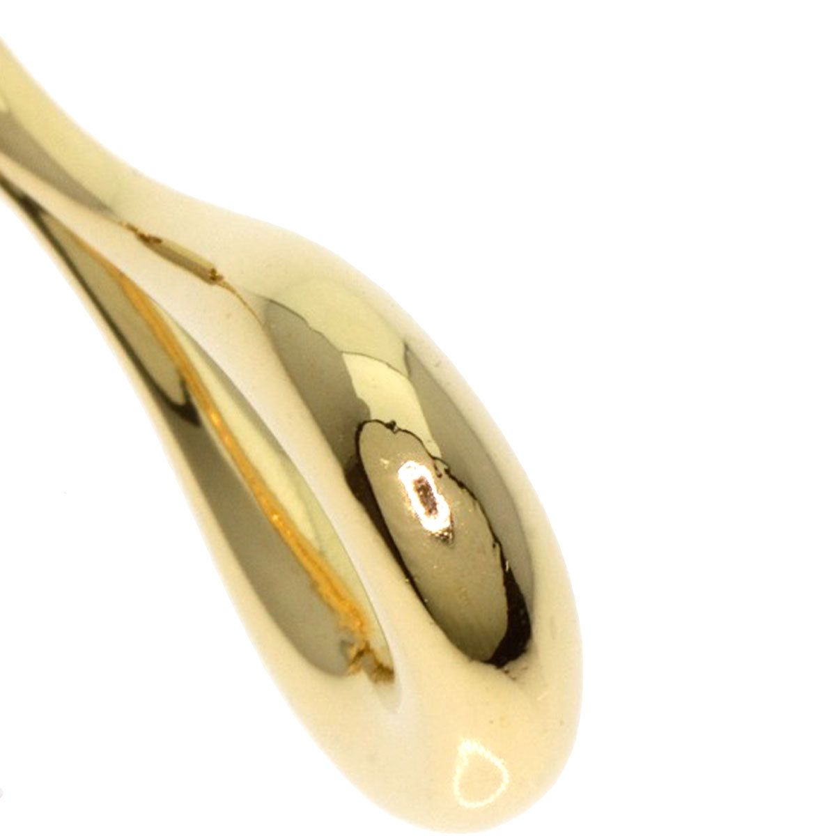TIFFANY&Co. Open teardrop Necklace K18 Yellow Gold Ladies [Used]