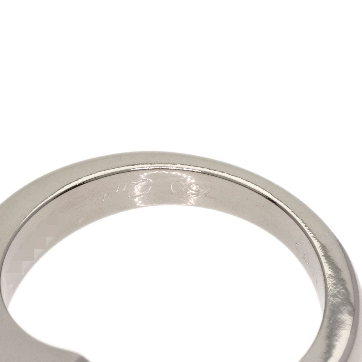 CARTIER Triandre Diamond #50 Ring K18 White Gold Ladies [Used]