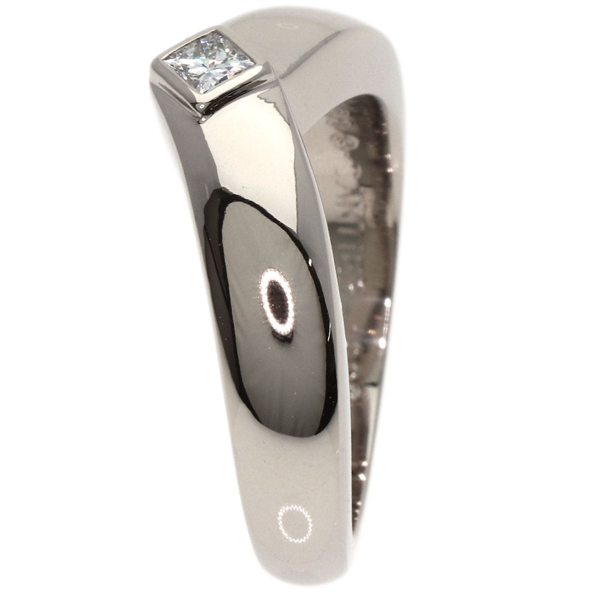 CARTIER Triandre Diamond #50 Ring K18 White Gold Ladies [Used]