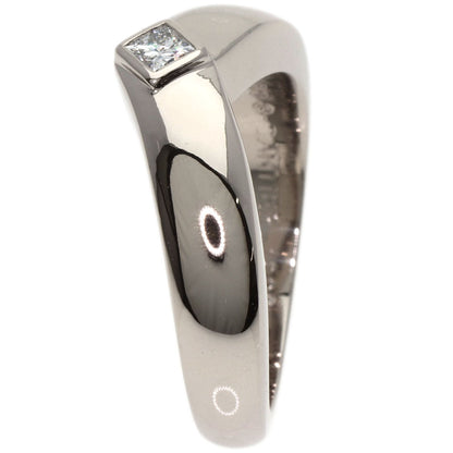 CARTIER Triandre Diamond #50 Ring K18 White Gold Ladies [Used]