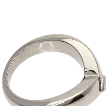 CARTIER Triandre Diamond #50 Ring K18 White Gold Ladies [Used]