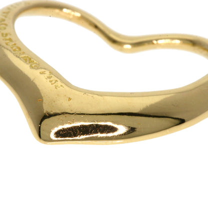 TIFFANY&Co. Open heart Pendant top K18 Yellow Gold Ladies [Used]