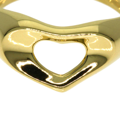 TIFFANY&Co. Open heart Ring K18 Yellow Gold Ladies [Used]