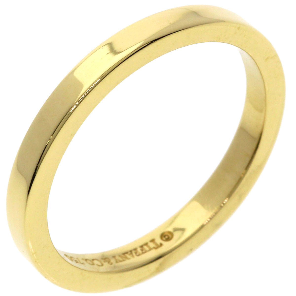 TIFFANY&Co. wedding Ring K18 Yellow Gold Ladies [Used]